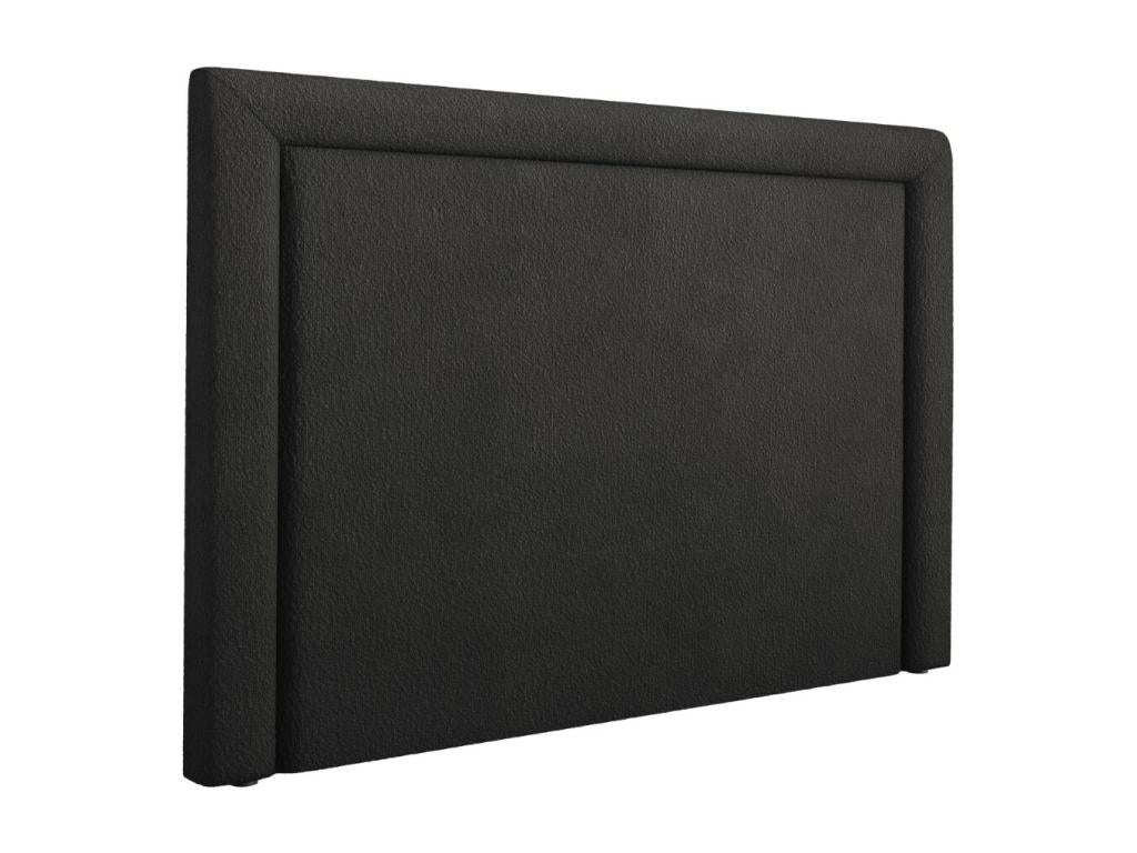 Calmetop - Tête de lit Marie 180x120cm en bouclé noir - 180x8x120cm 60053DECY