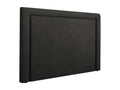Calmetop - Tête de lit Marie 180x120cm en bouclé noir - 180x8x120cm 60053DECY