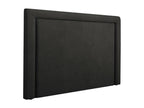 Calmetop - Tête de lit Marie 180x120cm en bouclé noir - 180x8x120cm 60053DECY