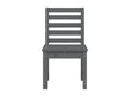 Chaises de jardin 2 pcs gris 40,5x48x91,5 bois massif de pin 07942VFHP