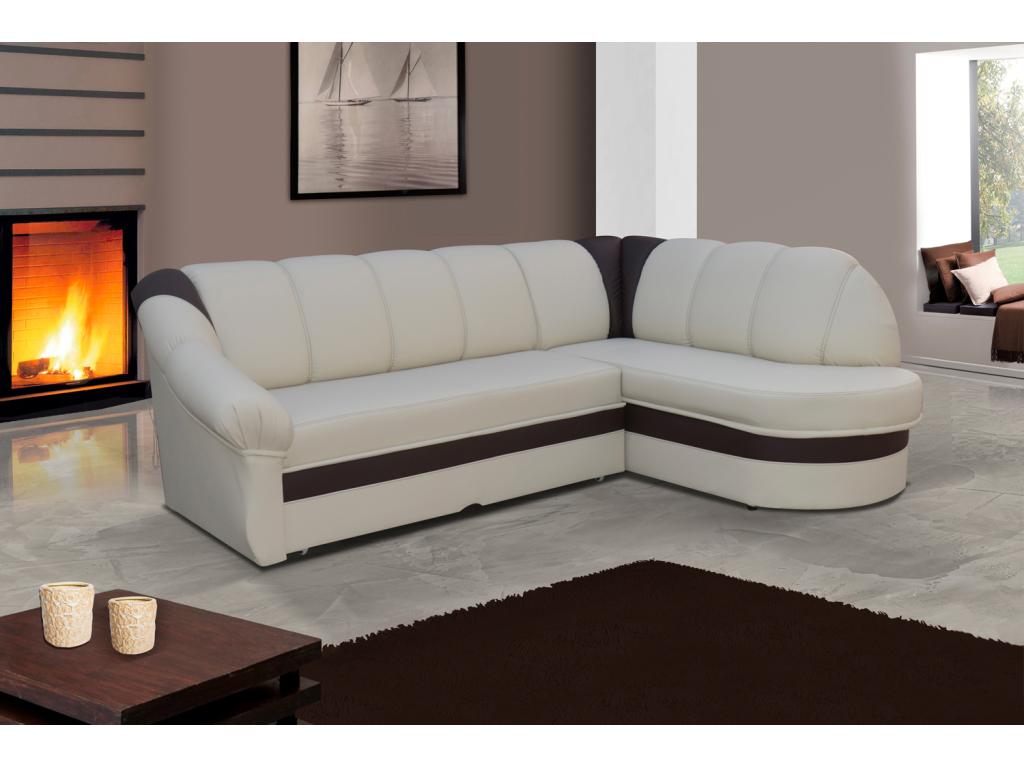 Canapé Calmetop/Tissu-Blanc 38737MEOH