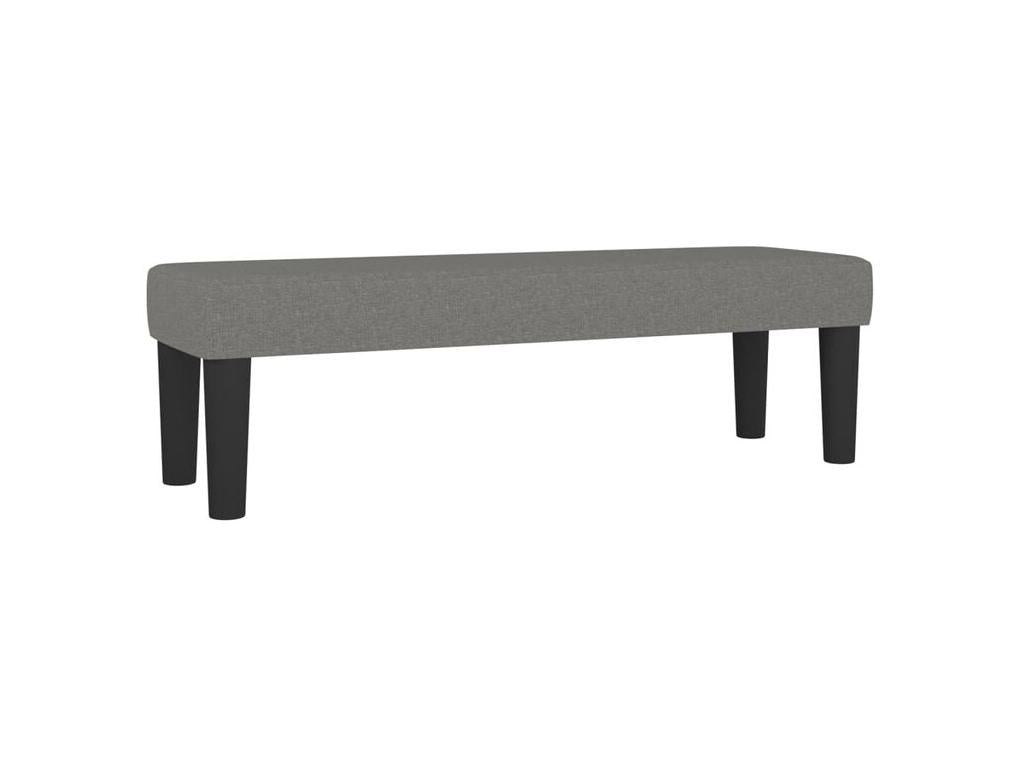 Sommier à Nidchicshop de lit avec matelas Gris foncé 200x200 Tissu 52607EEMQ
