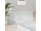 Tête de lit Blanc brillant 200x1,5x80 cm Bois d'ingénierie 96347PDBG