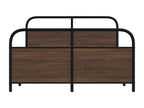 Cadre de lit sans matelas 120x190 cm chêne marron 82867MFWJ