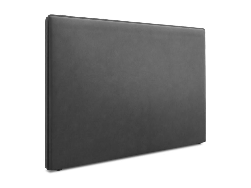 Calmetop - Tête de lit Calmetop 200x120cm en velours gris foncé - 200x8x120cm 77234DRCH