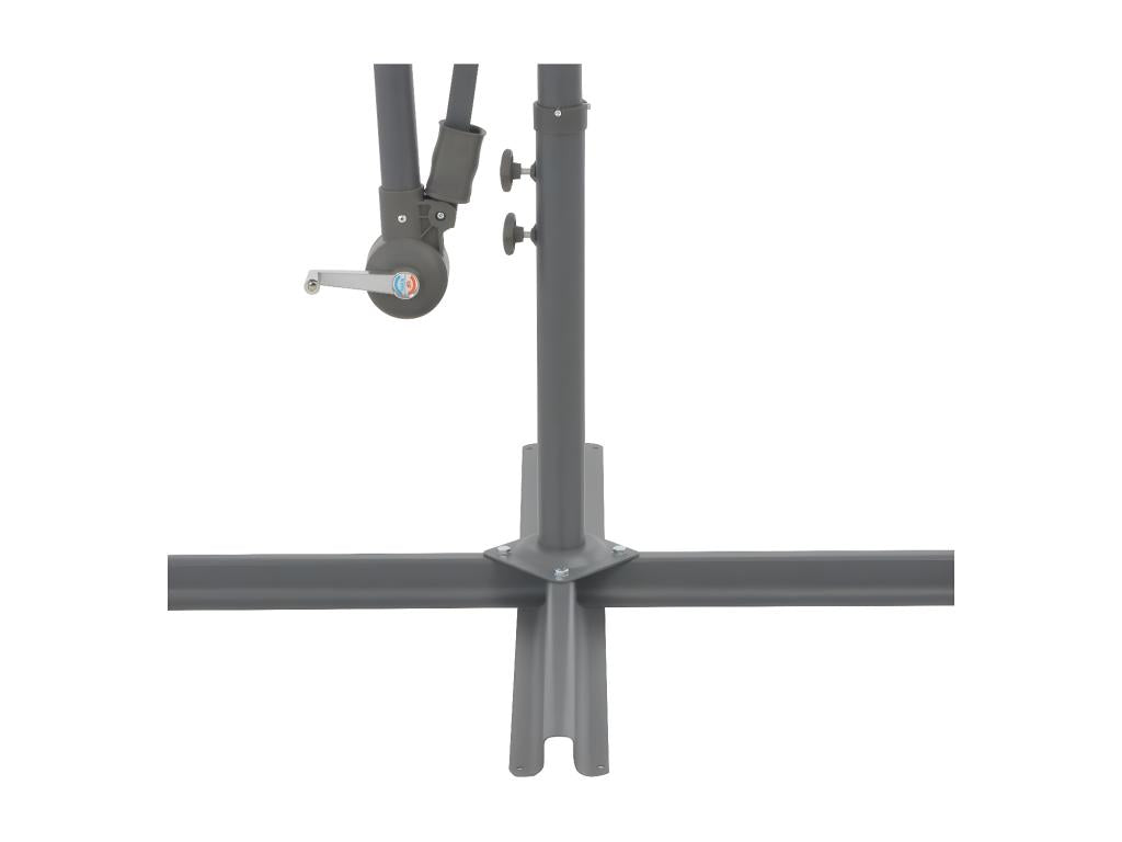 Parasol en porte-à-feux avec poteau en aluminium 300 cm Nidchicshop 61828YXSS