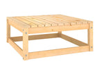 Salon de jardin 5 pcs avec coussins Bois de pin massif 39 56777CWVF