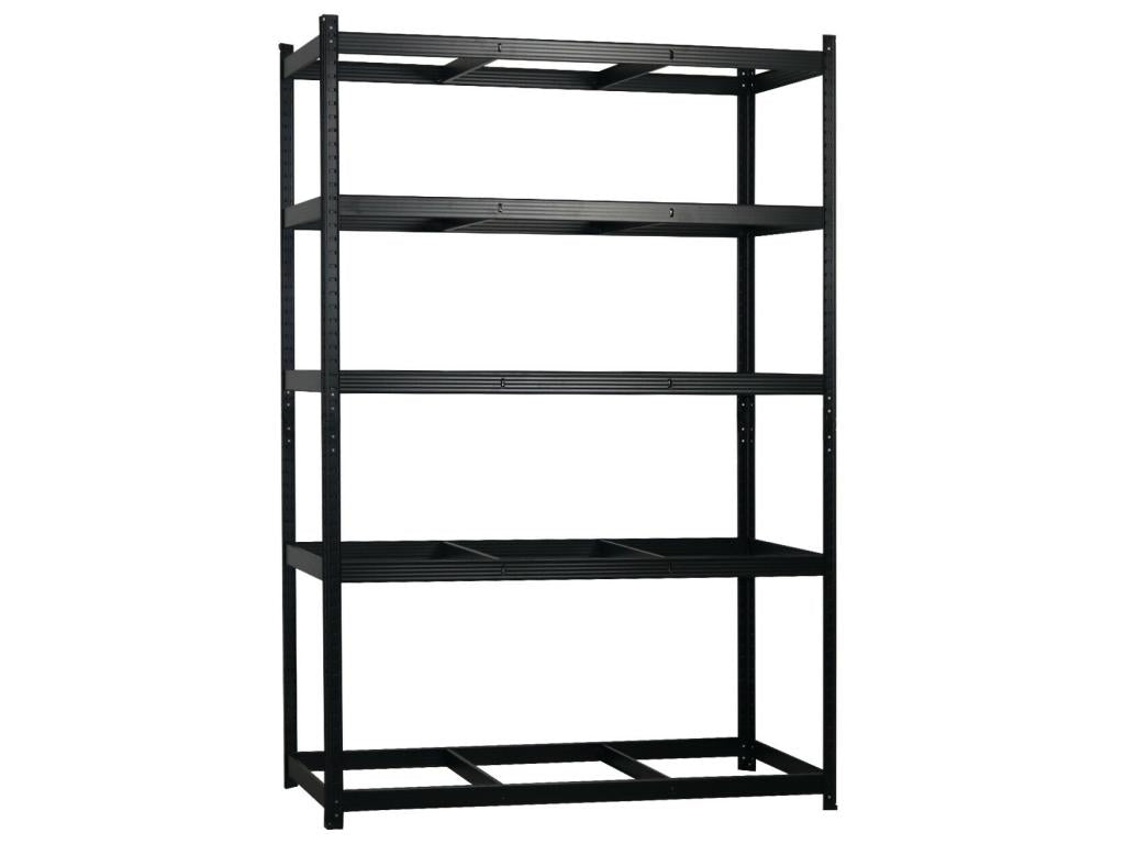 Pack 2 Rayonnages modulaires avec 5 étagères réglables 180x120x60cm 1250Kg O91 43716XAYY