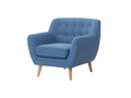 Fauteuil Nidchicshop Tissu Bleu 39489GQMC