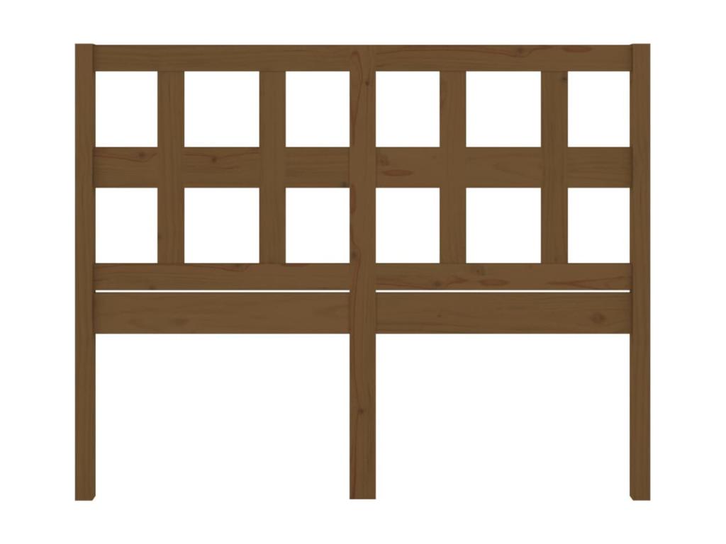 Tête de lit Marron miel 185.5x4x100 cm Bois massif de pin 31982PUAI
