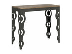 Console extensible style oriental Agadir 90x40-196 ou 90x40-300-Couleur Naturel-3 rallonges 78304URUA