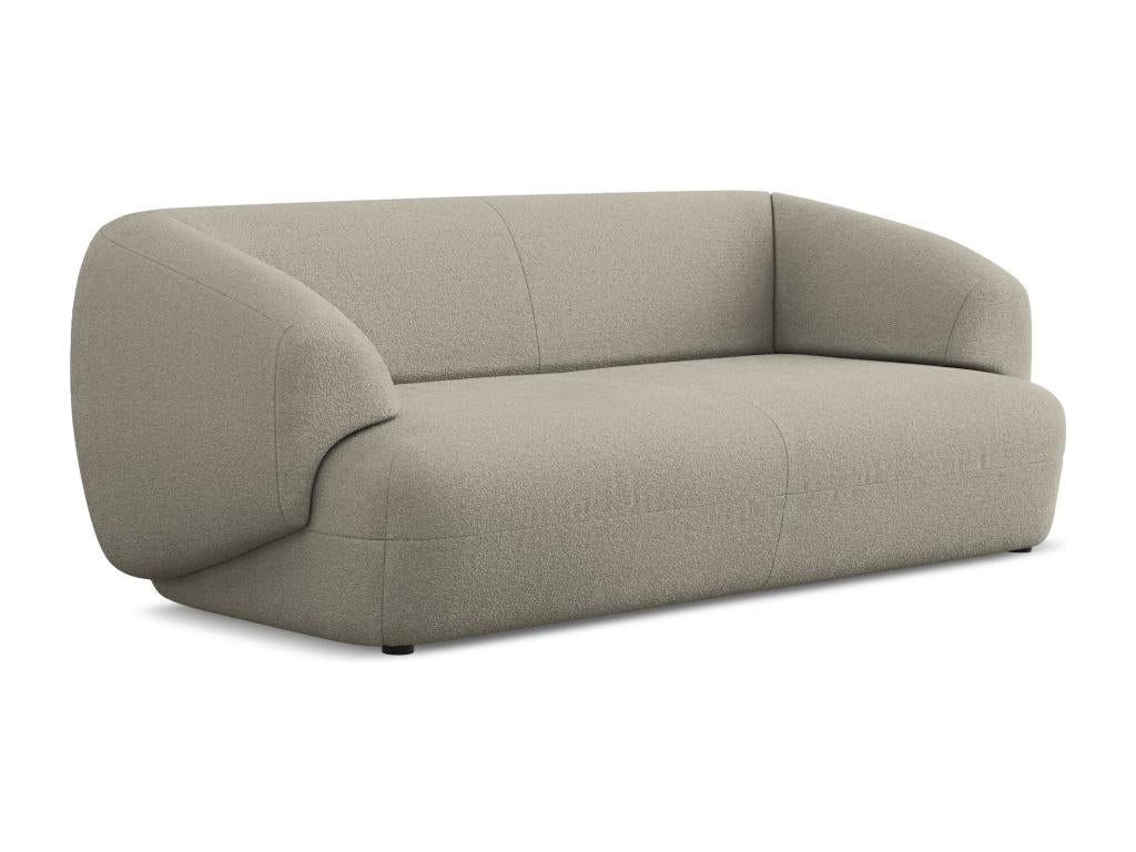 Canapé 3 places en tissu bouclette - beige foncé - Calmetop 99759NHKX