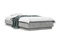 Cadre de lit avec Bohometop LED gris béton 75x190 cm 71483HANW