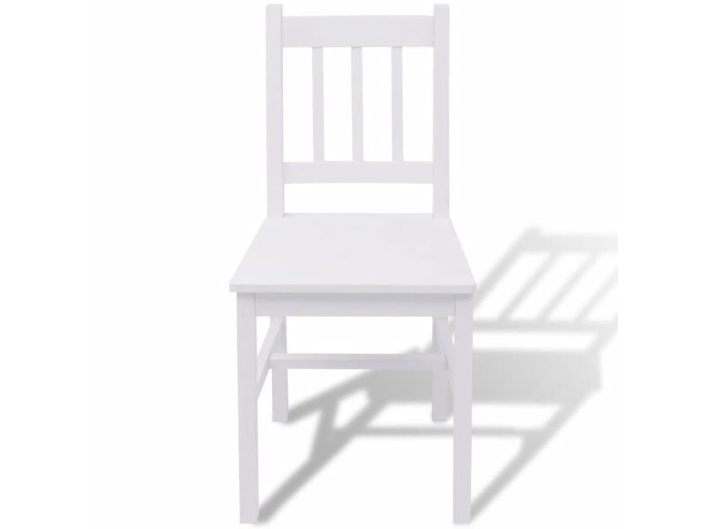 Ensemble de salle à manger trois pièces Pinède Blanc 03975JARX