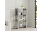Bibliothèque/Séparateur de pièce Gris béton 100x30x123.5 cm 67168HOTF