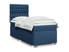 Sommier à Nidchicshop de lit avec matelas Bleu 80x200 cm Tissu 05736JMNT