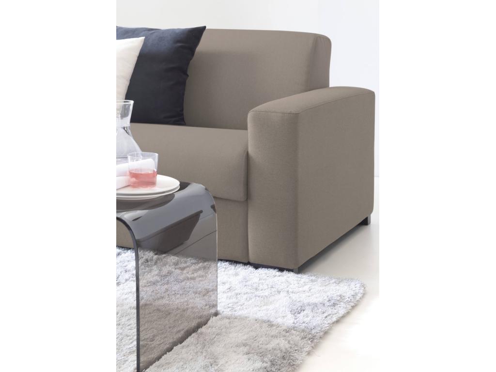 Canapé fixe Nidchicshop Grand canapé 2 places Made in Italy Canapé de salon en tissu rembourré avec accoudoirs palmes Cm 180x95h90 Nidchicshop 33950OIKU