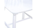 Lot de 2 chaises en bois coloris blanc - Longueur 46.5 x Profondeur 52 x Hauteur 87 cm 54663SASG
