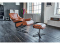 Fauteuil - cuir marron - Calmetop 70051IYKZ