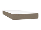 Sommier tapissier avec matelas et LED Calmetop 80x200cm Tissu 28596CXXO