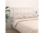 Tête de lit Blanc 205,5x4x100 cm Bois massif de pin 36950IBBL