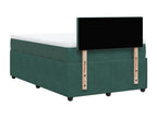 Sommier à Nidchicshop de lit avec matelas vert foncé 120x190 cm 14366VDGE