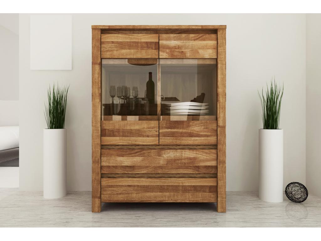 Nidchicshop - Buffet en bois massif de chêne sauvage huilé naturel 07037JKEH