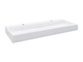 Lavabo salle de bain blanche 120x46x11 cm 02 0002637 28826ZXTU
