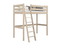 Lit mezzanine en chêne N03 Chêne Blanchi 100x180 95620XGQV