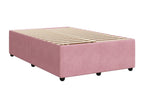 Cadre de lit sans matelas rose 120x190 cm velours 13767SMKX