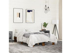 Cadre de lit sans matelas chêne fumé 135x190 cm 24623XANS