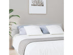 Tête de lit Blanc brillant 200x1,5x80 cm Bois d'ingénierie 96347PDBG