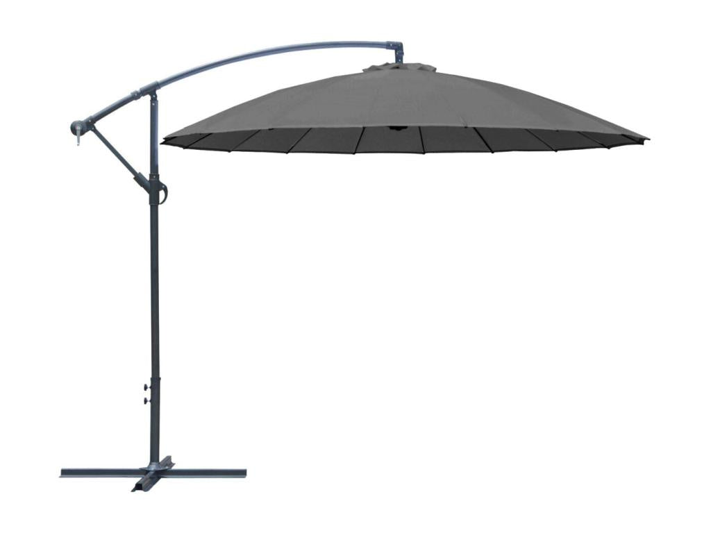 Parasol déporté en aluminium et fibre de verre 3m Nidchicshop 51893TUNF
