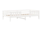 Cadre de lit avec toit sans matelas blanc 80x200 cm 53877RWAD