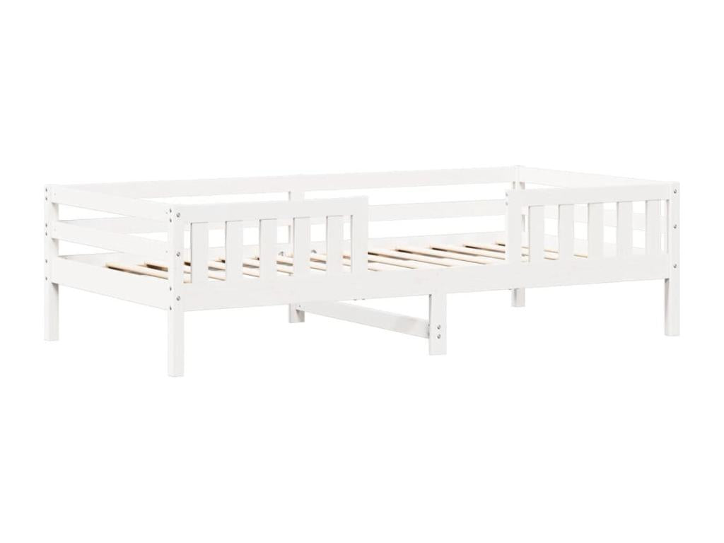 Cadre de lit avec toit sans matelas blanc 80x200 cm 53877RWAD