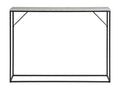 Table console Calmetop Marron 26x110x80 cm Calmetop 82918UHNF