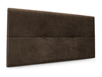 Calmetop Tête de lit en tissu Calmetop avec Boutons 95x50cm Lits 90 - Marron 75586JTAE