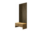 Meuble d'entrée Nidchicshop 321 206x85x44cm Chêne Nidchicshop - Noir Tapisserie - Stratifié 10705PFYW
