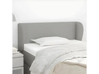 Tête de lit avec oreilles Gris clair 83x23x78/88 cm Tissu 36840DTFP