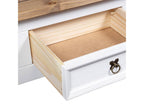 Table basse Pin mexicaine Gamme Bohometop Blanc 100x60x45 cm 72029ZBJQ