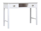 Buffet Blanc 108x45x76 cm Bois de Paulownia massif 23392BJBO