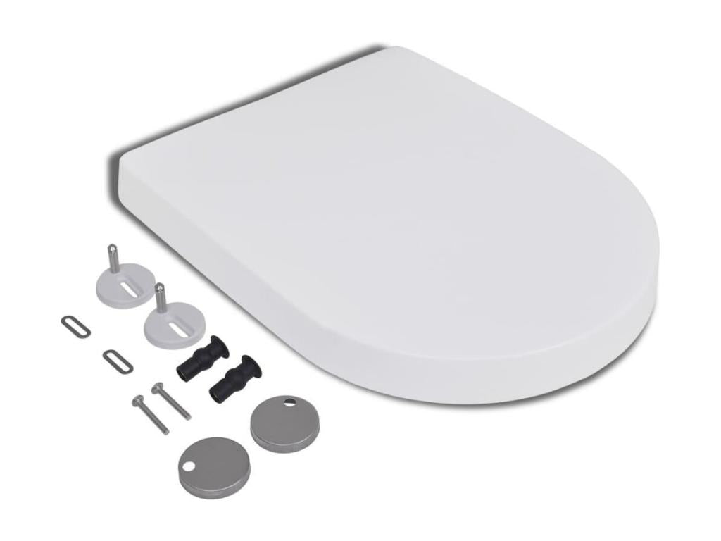 Abattant WC à fermeture blanche 45x35x35 cm 02 0002892 44810JHAU