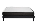 Ensemble Matelas mousse Calmetop - 140x200cm - accueil mémoire de forme - Sommier Calmetop gris 59657SXLO