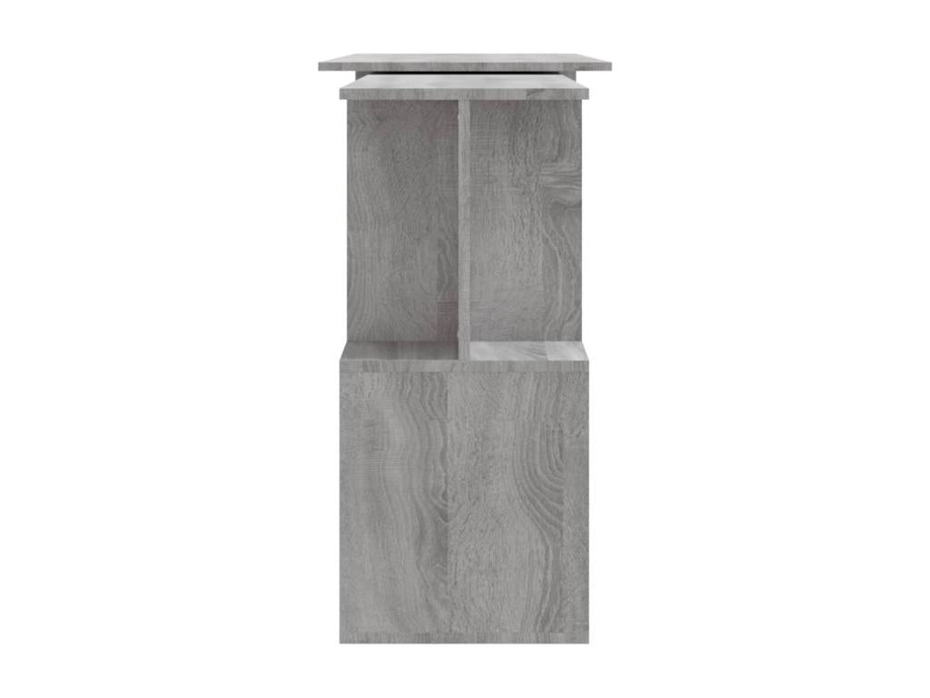 Bureau d'angle Nidchicshop gris 200x50x76 cm Bois d'ingénierie 13233KKPB