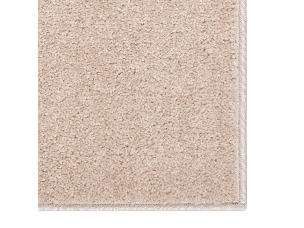 Nidchicshop - Tapis à poils courts 80x150 cm Beige foncé 19027FZPM