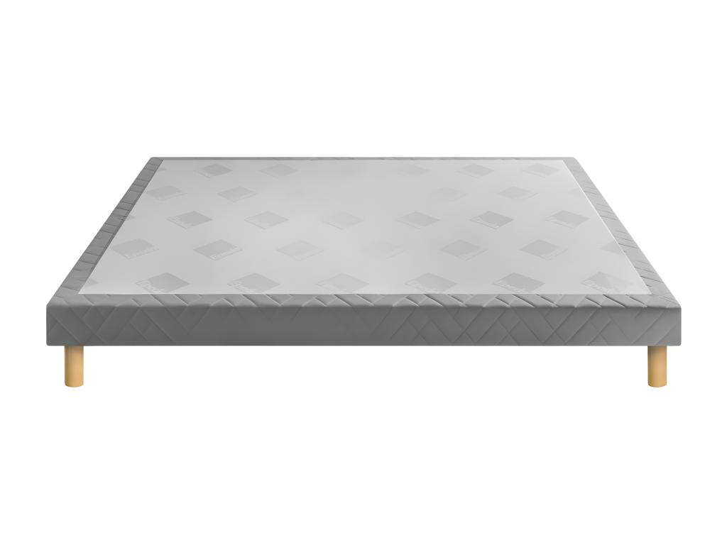 Médium Egérie - Sommier tapissier 160x200cm Couleur - Gris 19206IFVS