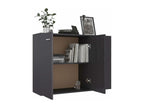 Buffet Gris 105x30x75 cm Aggloméré 99443DUPB