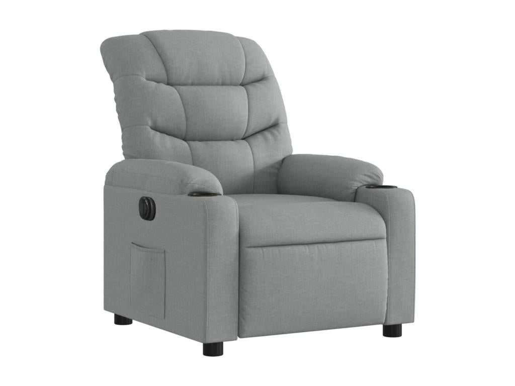 Fauteuil inclinable électrique Gris clair Tissu 95037YITA