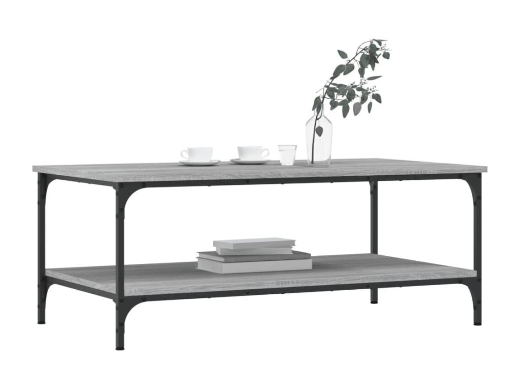 Table basse Nidchicshop gris 100x55x40 cm bois d'ingénierie 97329YLUX