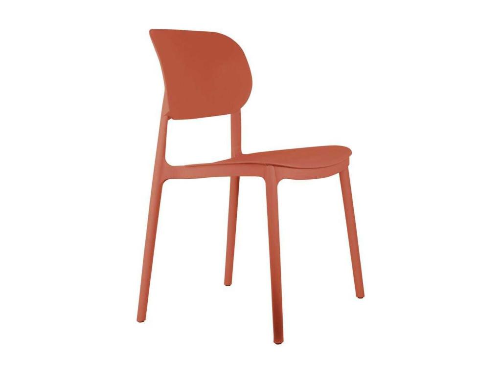 Chaise colorée en polypropylène Calmetop 01323YXEC